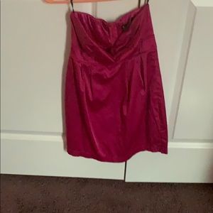 Forever 21 Hot Pink Strapless Dress